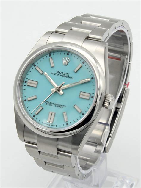 rolex women blue face|rolex tiffany dial.